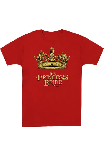 Gildan Princess Bride Crown Short Sleeve Adult Tee / T-shirt In Red