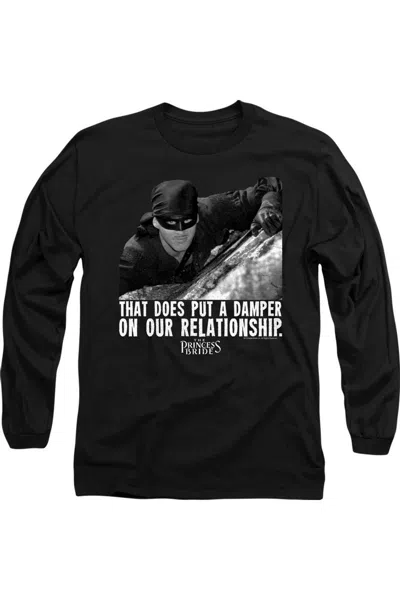 Gildan Princess Bride Damper Long Sleeve Adult Tee / T-shirt In Black