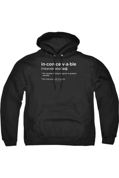 Gildan Princess Bride Definition Adult Pull Over Hoodie In Black