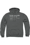 Gildan Princess Bride Definition Adult Pull Over Hoodie In Pink
