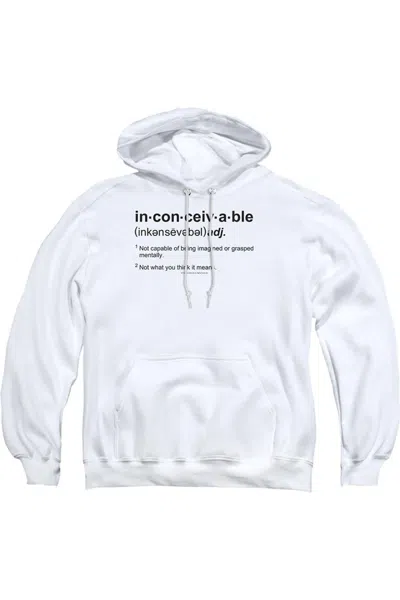 Gildan Princess Bride Definition Adult Pull Over Hoodie In White