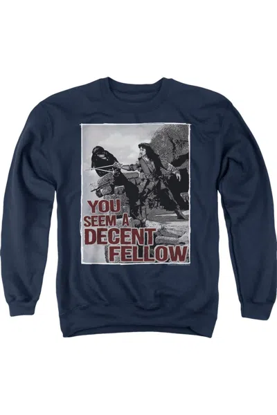Gildan Princess Bride Fellow Adult Crewneck Sweatshirt In Blue