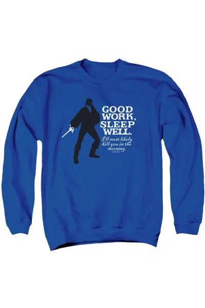 Gildan Princess Bride Good Work Adult Crewneck Sweatshirt In Blue