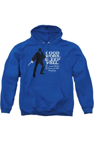 Gildan Princess Bride Good Work Adult Pull Over Hoodie In Blue