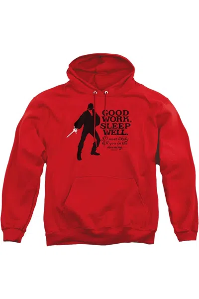 Gildan Princess Bride Good Work Adult Pull Over Hoodie In Red