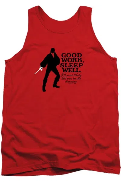 Gildan Princess Bride Good Work Adult Tank In Red