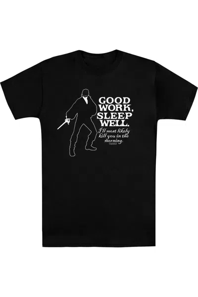 Gildan Princess Bride Good Work Short Sleeve Adult Tee / T-shirt In Black