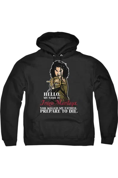 Gildan Princess Bride Hello Adult Pull Over Hoodie In Black