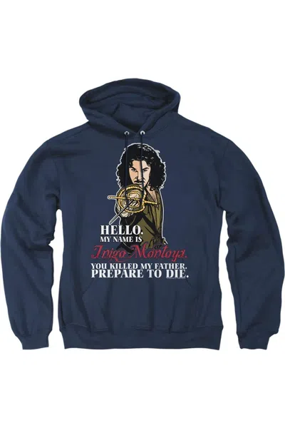 Gildan Princess Bride Hello Adult Pull Over Hoodie In Blue