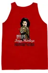 Gildan Princess Bride Hello Adult Tank In Red