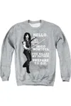 Gildan Princess Bride Hello Again Adult Crewneck Sweatshirt In Multi