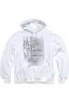 Gildan Princess Bride Hello Again Adult Pull Over Hoodie In White