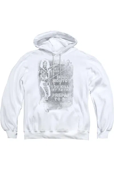 Gildan Princess Bride Hello Again Adult Pull Over Hoodie In White
