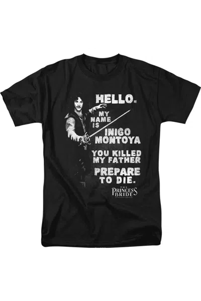 Gildan Princess Bride Hello Again Short Sleeve Adult Tee / T-shirt In Black