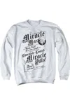 Gildan Princess Bride Miracle Max Adult Crewneck Sweatshirt In White