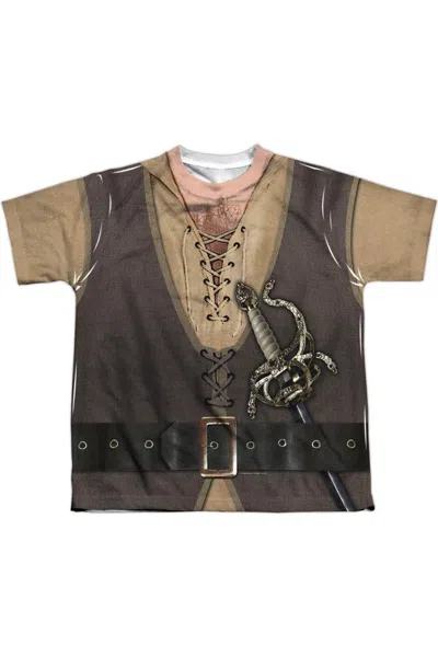 Gildan Kids' Princess Bride Montoya Costume Short Sleeve Youth Poly Crew T-shirt In Green