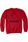 Gildan Princess Bride Morons Adult Crewneck Sweatshirt In Red