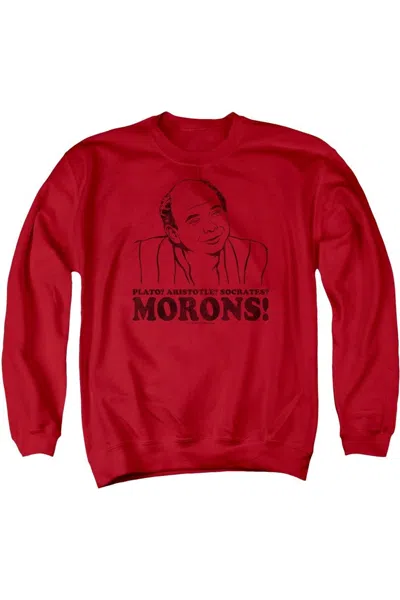 Gildan Princess Bride Morons Adult Crewneck Sweatshirt In Red