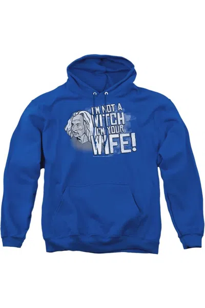 Gildan Princess Bride Not A Witch Adult Pull Over Hoodie In Blue