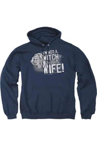 Gildan Princess Bride Not A Witch Adult Pull Over Hoodie In Blue
