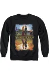 Gildan Princess Bride Poster Reflection Adult Crewneck Sweatshirt In Black
