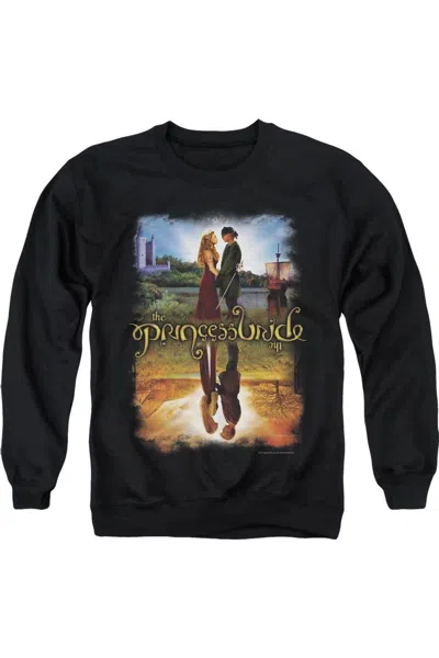 Gildan Princess Bride Poster Reflection Adult Crewneck Sweatshirt In Black