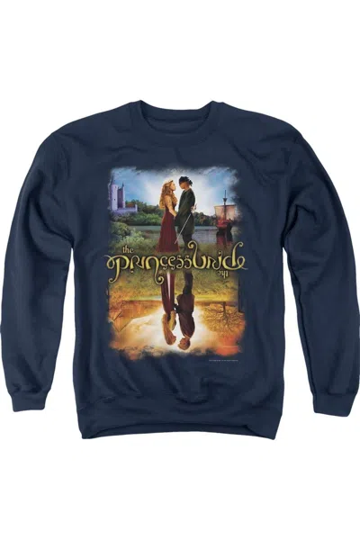 Gildan Princess Bride Poster Reflection Adult Crewneck Sweatshirt In Blue