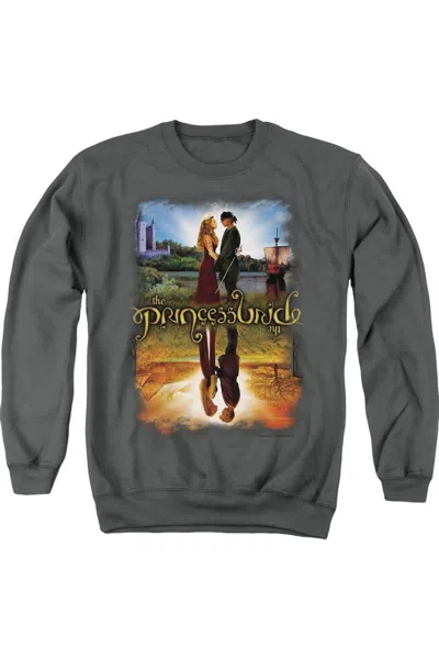 Gildan Princess Bride Poster Reflection Adult Crewneck Sweatshirt In Pink