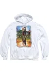 Gildan Princess Bride Poster Reflection Adult Pull Over Hoodie In White