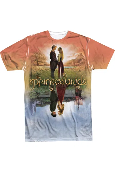 Gildan Princess Bride Poster Sub Short Sleeve Adult Poly Crew T-shirt In White