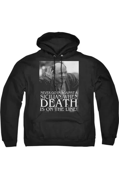 Gildan Princess Bride Sicilian Adult Pull Over Hoodie In Black