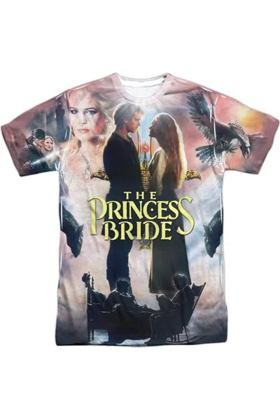 Gildan Princess Bride Soft Collage Short Sleeve Adult Poly Crew T-shirt In White