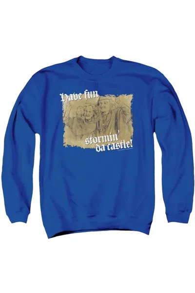 Gildan Princess Bride Stormin Da Castle Adult Crewneck Sweatshirt In Blue
