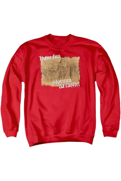 Gildan Princess Bride Stormin Da Castle Adult Crewneck Sweatshirt In Red