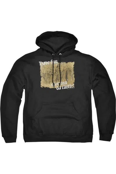 Gildan Princess Bride Stormin Da Castle Adult Pull Over Hoodie In Black