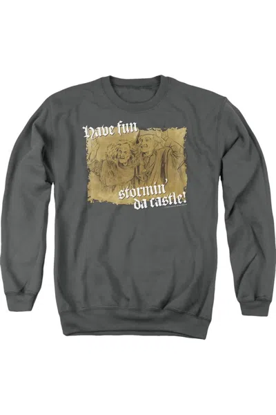 Gildan Princess Bride Stormin The Castle Adult Crewneck Sweatshirt In Pink