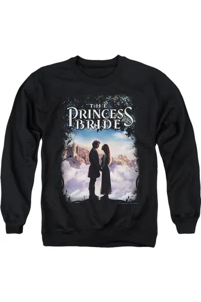 Gildan Princess Bride Storybook Love Adult Crewneck Sweatshirt In Black