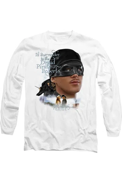 Gildan Princess Bride Surrender Long Sleeve Adult Tee / T-shirt In White
