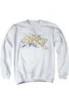 Gildan Princess Bride Swords Adult Crewneck Sweatshirt In White