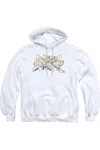 Gildan Princess Bride Swords Adult Pull Over Hoodie In White
