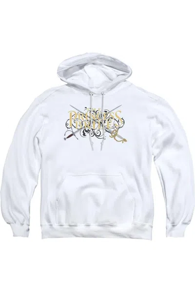 Gildan Princess Bride Swords Adult Pull Over Hoodie In White