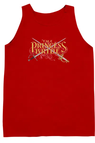 Gildan Princess Bride Swords Adult Tank In Red