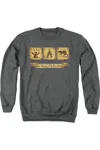 Gildan Princess Bride Three Terrors Adult Crewneck Sweatshirt In Pink