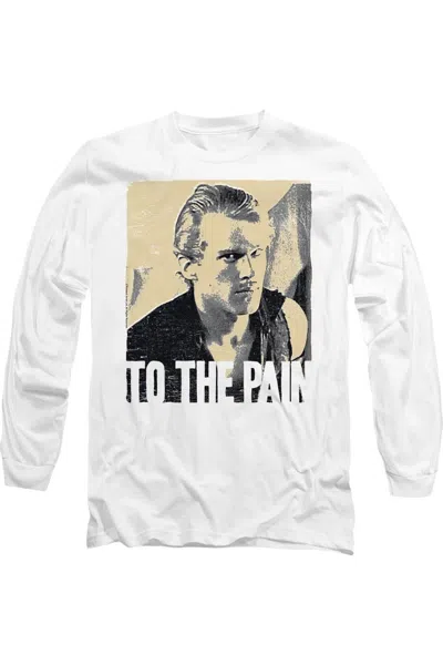 Gildan Princess Bride To The Pain Long Sleeve Adult Tee / T-shirt In White