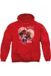 Gildan Princess Bride Tru Wuv Adult Pull Over Hoodie In Red
