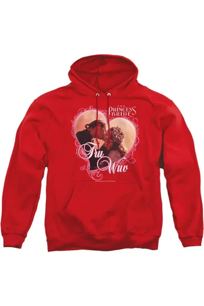 Gildan Princess Bride Tru Wuv Adult Pull Over Hoodie In Red