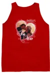Gildan Princess Bride Tru Wuv Adult Tank In Red