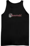 Gildan Princess Bride Vizzini Crest Adult Tank In Black