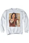 Gildan Princess Bride Word Adult Crewneck Sweatshirt In White