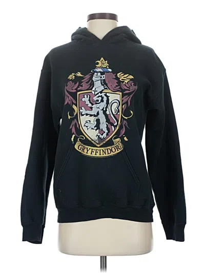 Pre-owned Gildan Pullover Hoodie In Black
